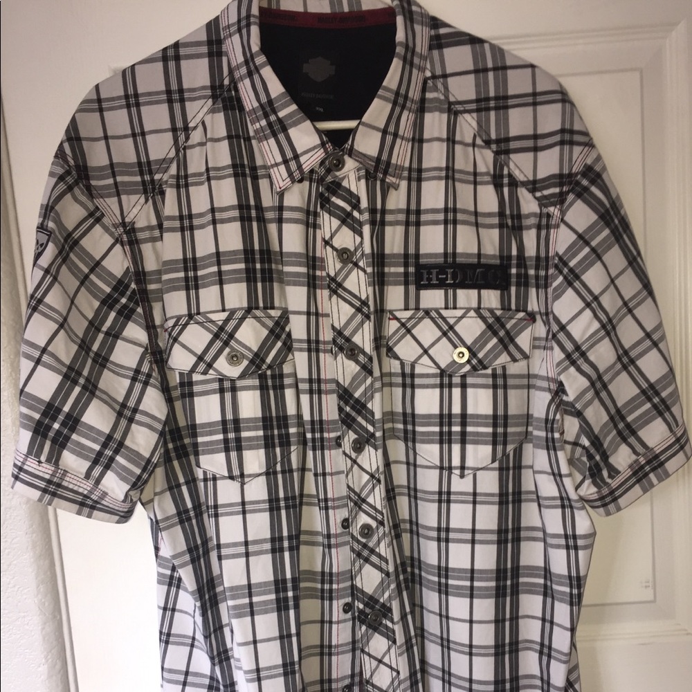 Harley Davidson 3xl Black Label Button Down Shirt